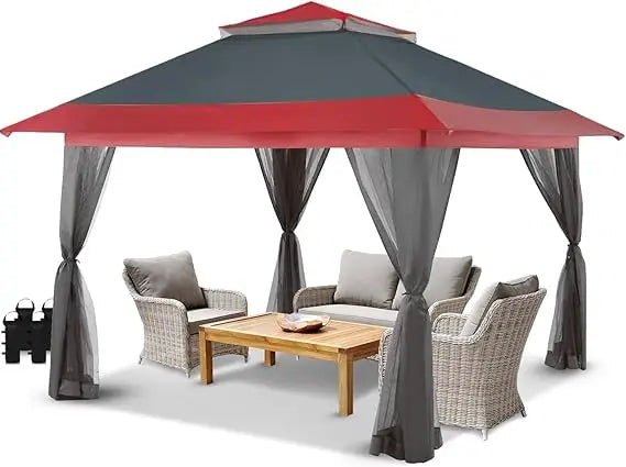 Canopy Tent, Outdoor Gazebo for Backyard & Patio Furniture -