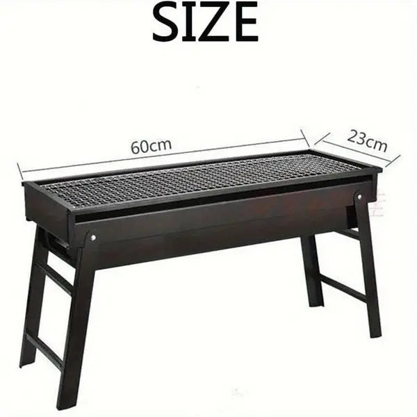 portable barbecue grill, folding barbecue grill, outdoor camping, hiking