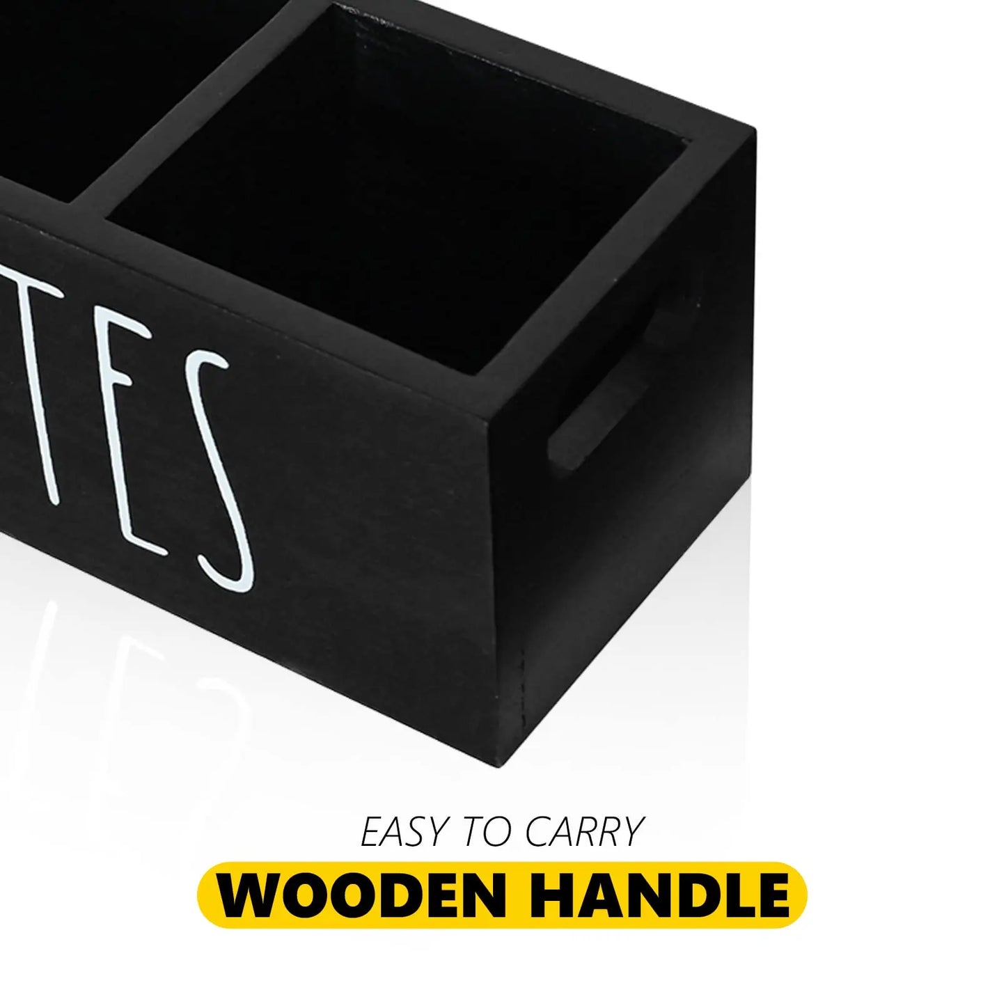 Remote Control Holder for Table Wooden TV Remote Holder Remote Box Storage Organizer Remote Caddy for Bedside Couch