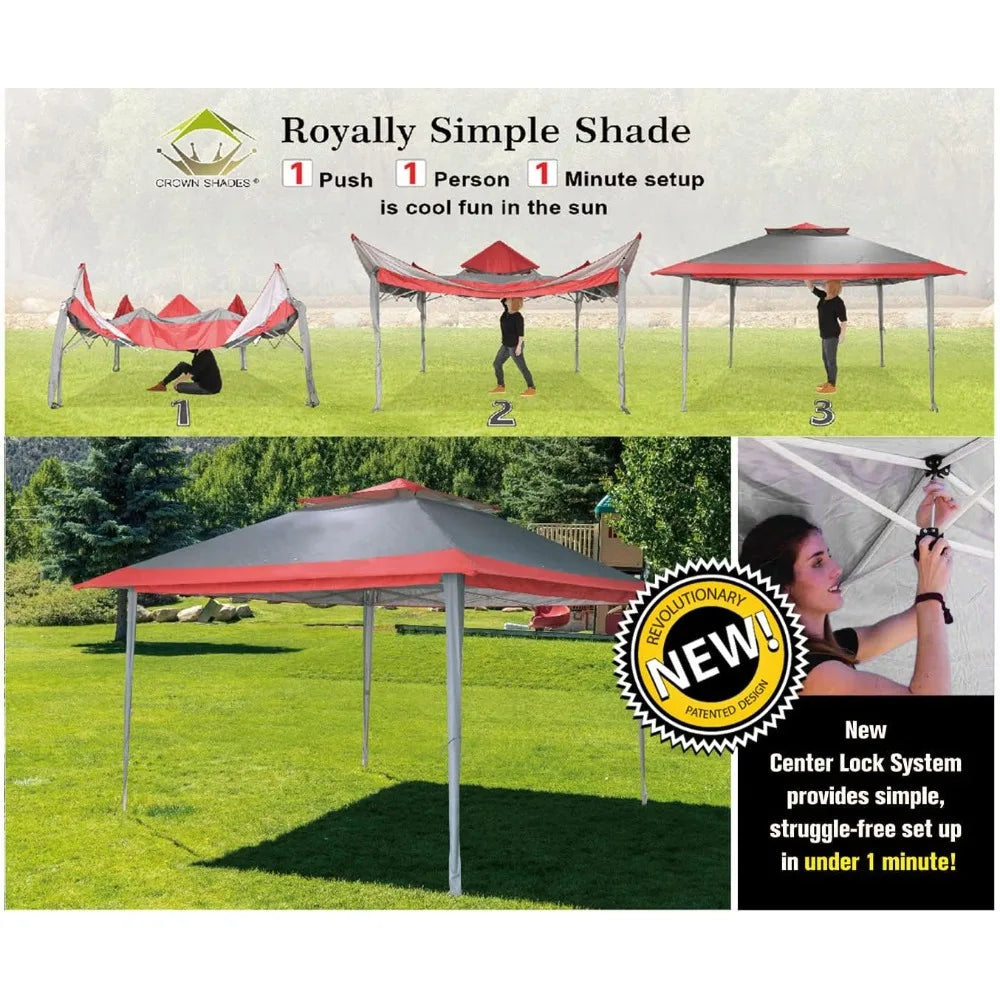 Canopy Tent, Outdoor Gazebo for Backyard & Patio Furniture -