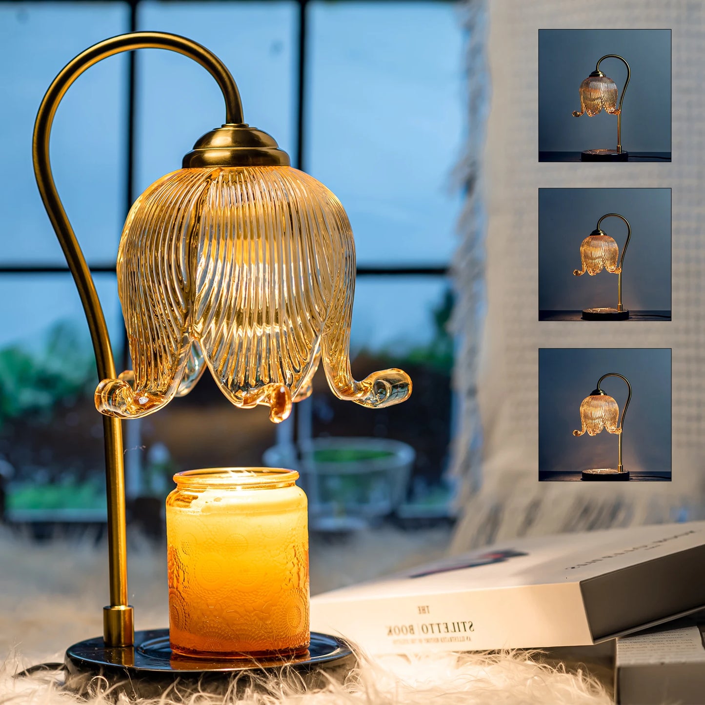 French Retro Bedroom Bedside Lamp Fireless Fragrance Atmosphere Table Lamp