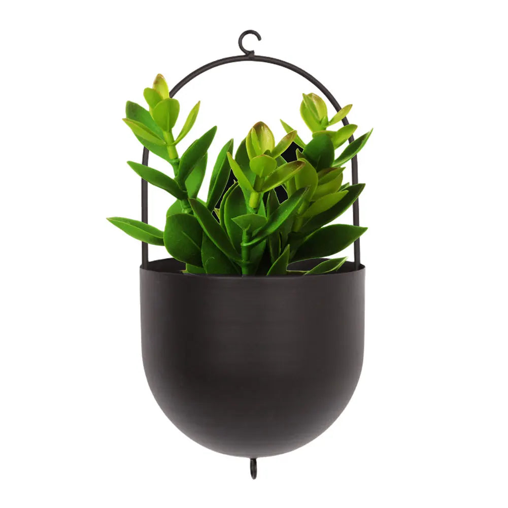 Plant Pot Container Modern Hanging Flower Pots Minimalist Hanging Plant Baskets Creative for Indoor Outdoor Garden Balcony
