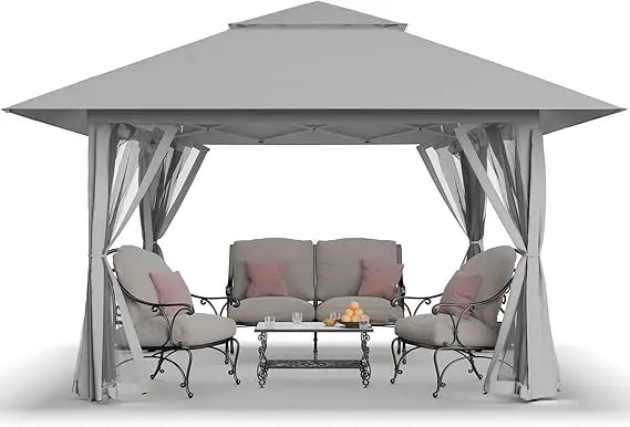 Canopy Tent, Outdoor Gazebo for Backyard & Patio Furniture -