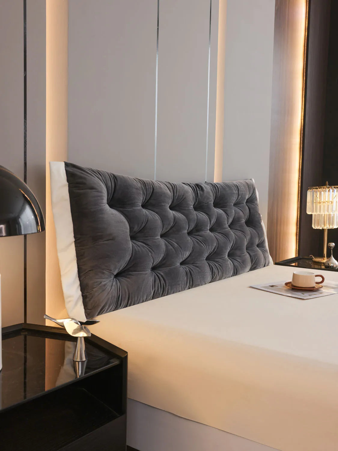Large Bolster Triangular Headboard Wedge Backrest Positioning Support Bed Rest Reading Pillows Headboard Wedge Pillows