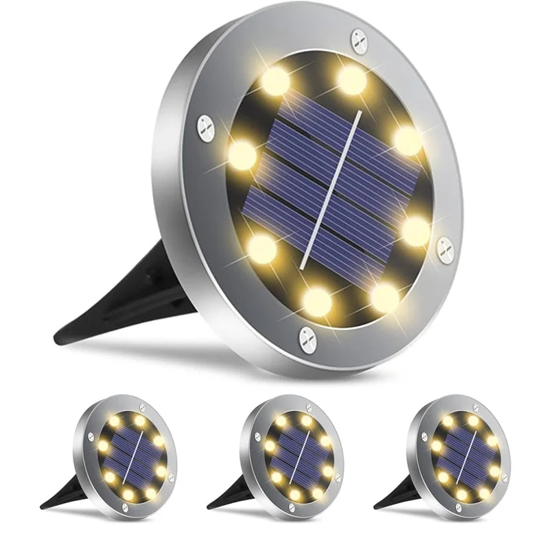4/8pcs Solar Lights Outdoor,Landscape Lighting for Garden, Yard, Pathway (Cool/Warm White)