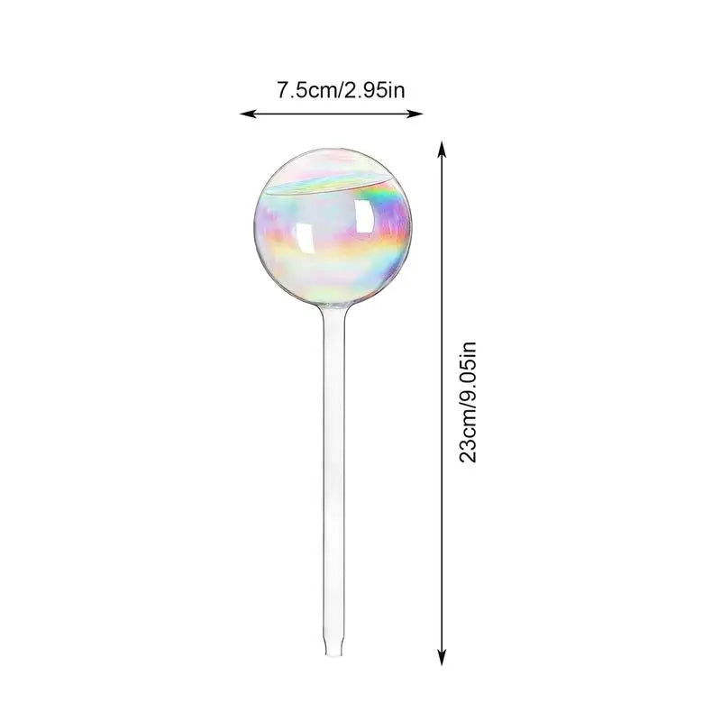 Automatic Plant Watering Bulbs Glass Self Watering Balls Clear Flower Auto Watering Spikes Garden Drip Irrigation System