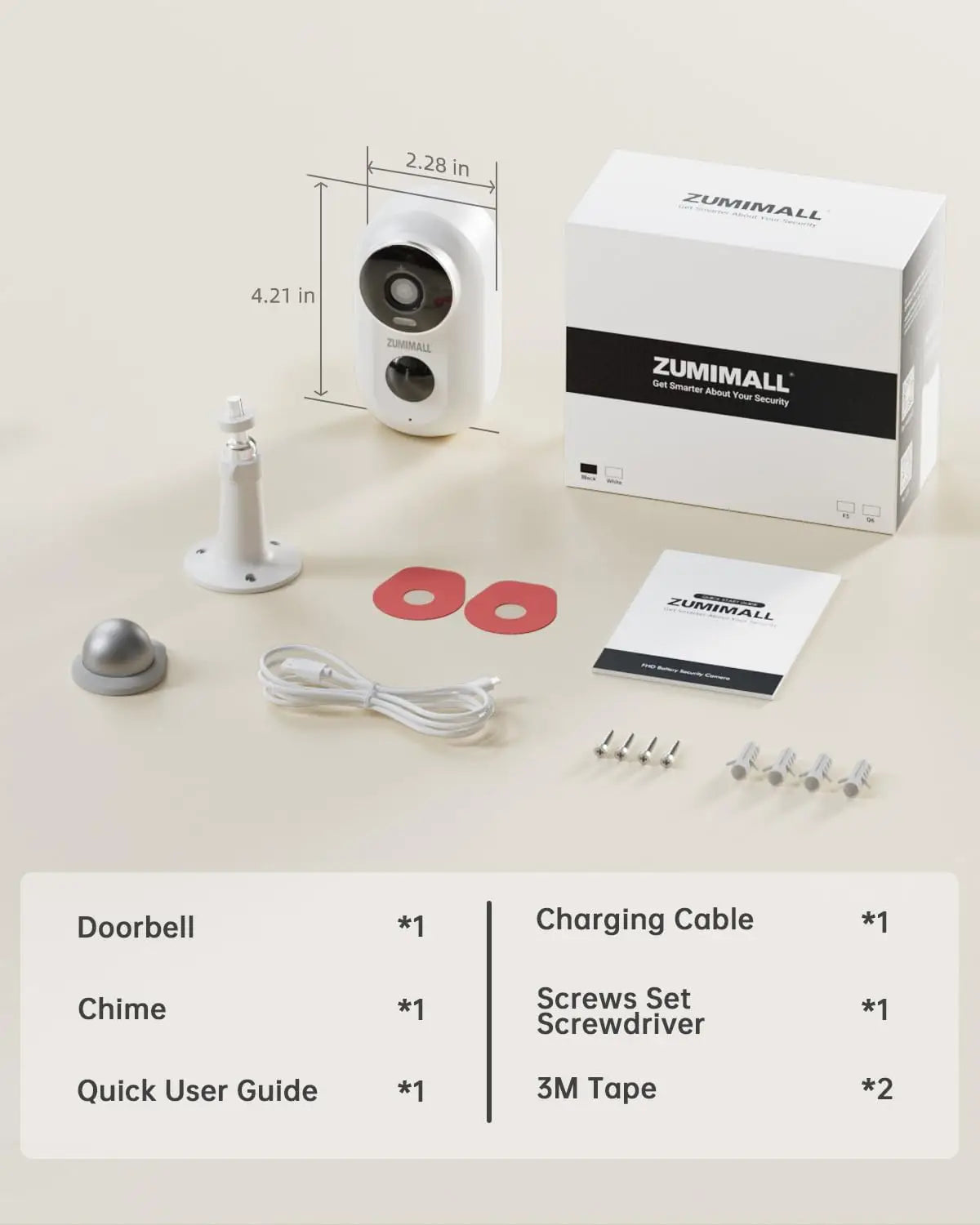 F5 Security Cameras Wireless Outdoor with Magnetic Mount, Battery Powered, 2.4G WiFi ,3MP Color Night Vision