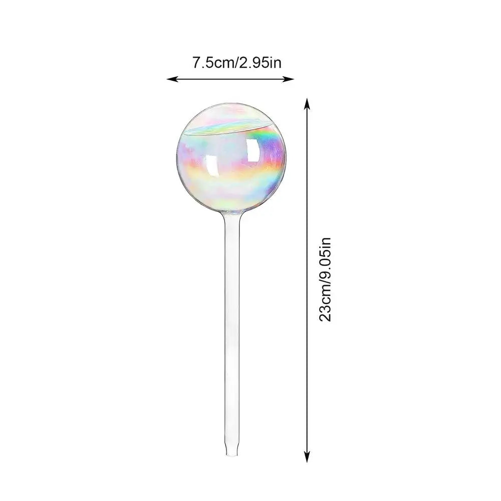 Automatic Plant Watering Bulbs Glass Self Watering Balls Clear Flower Auto Watering Spikes Garden Drip Irrigation System