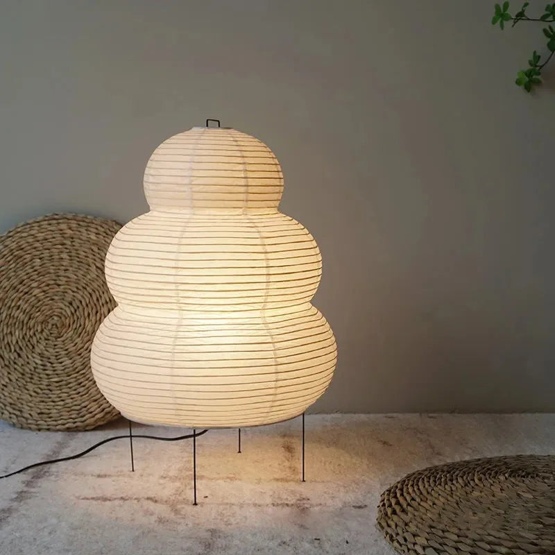 Japanese Noguchi Rice Paper Suitable for Bedroom Atmosphere Lamp Living Room Decoration Lighting