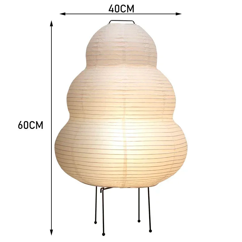 Japanese Noguchi Rice Paper Suitable for Bedroom Atmosphere Lamp Living Room Decoration Lighting