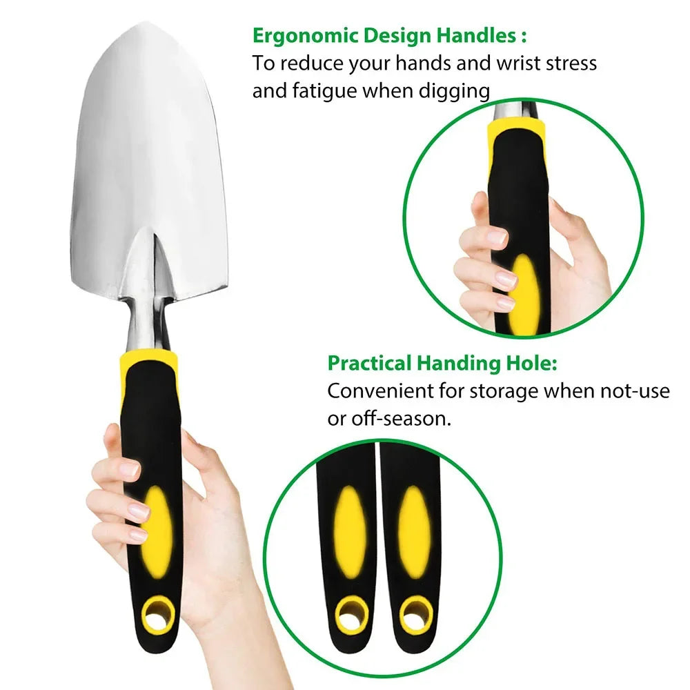 Garden Tool Set 4 Pack For Weeding, Loosening Soil