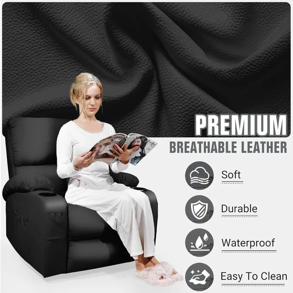Smart Relaxation Throne – Auto Massage Programs + Whisper-Quiet Swivel Base