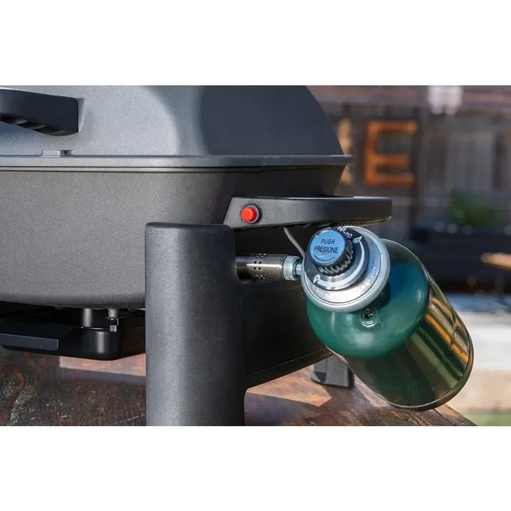 1-Burner Portable Propane Gas Grill, 10,000BTUs, Perfect for Camping