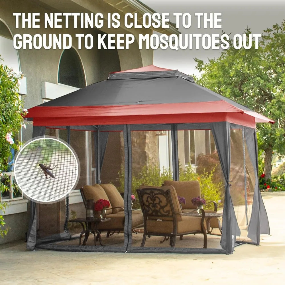 Canopy Tent, Outdoor Gazebo for Backyard & Patio Furniture -