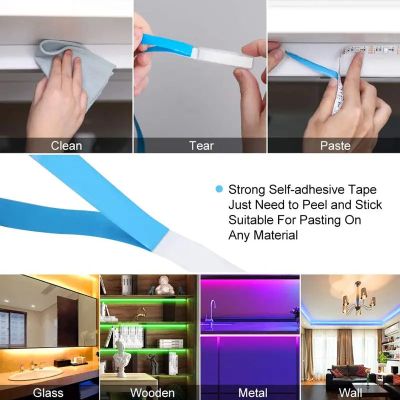 3.28FT-98FT Led Strip Lights Infrared 44 Key Controller