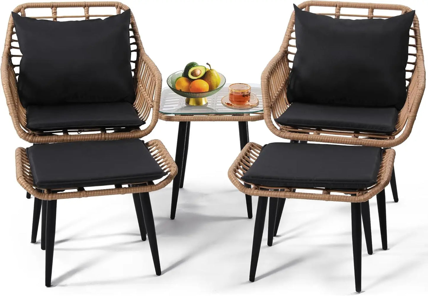 3 Piece seat cushion,all-weather durable garden chair