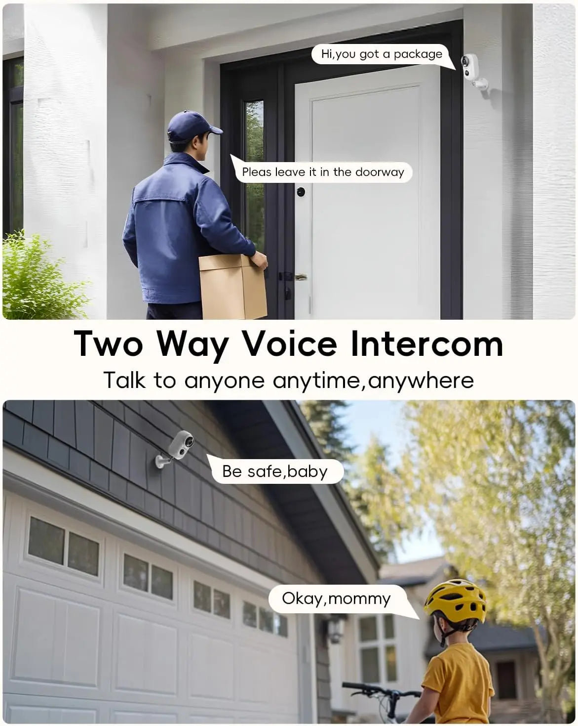 F5 Security Cameras Wireless Outdoor with Magnetic Mount, Battery Powered, 2.4G WiFi ,3MP Color Night Vision