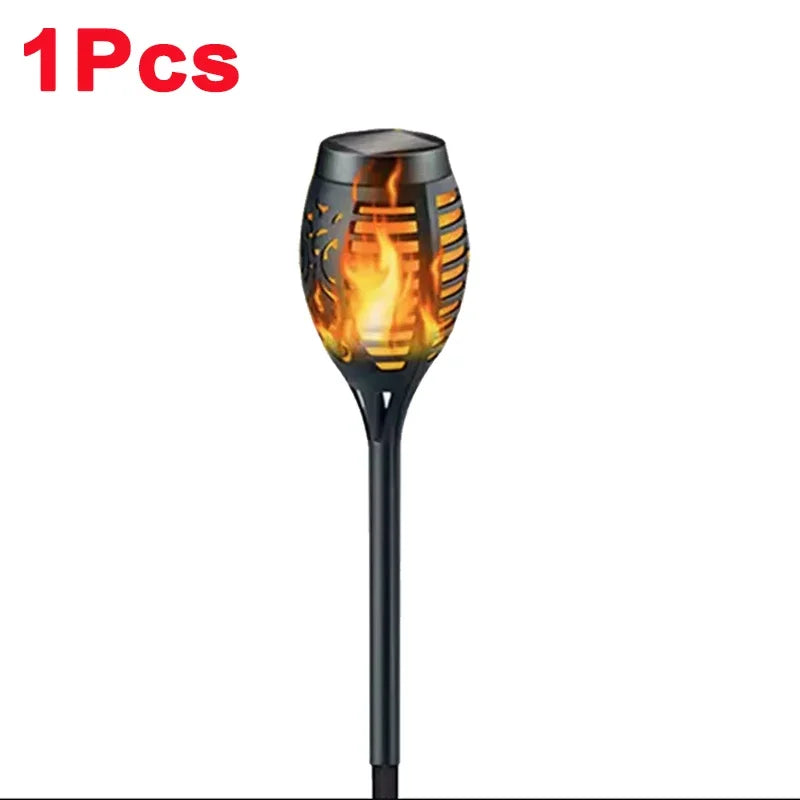 Light Flickering Light Waterproof Garden Yard Patio Floor Lamp