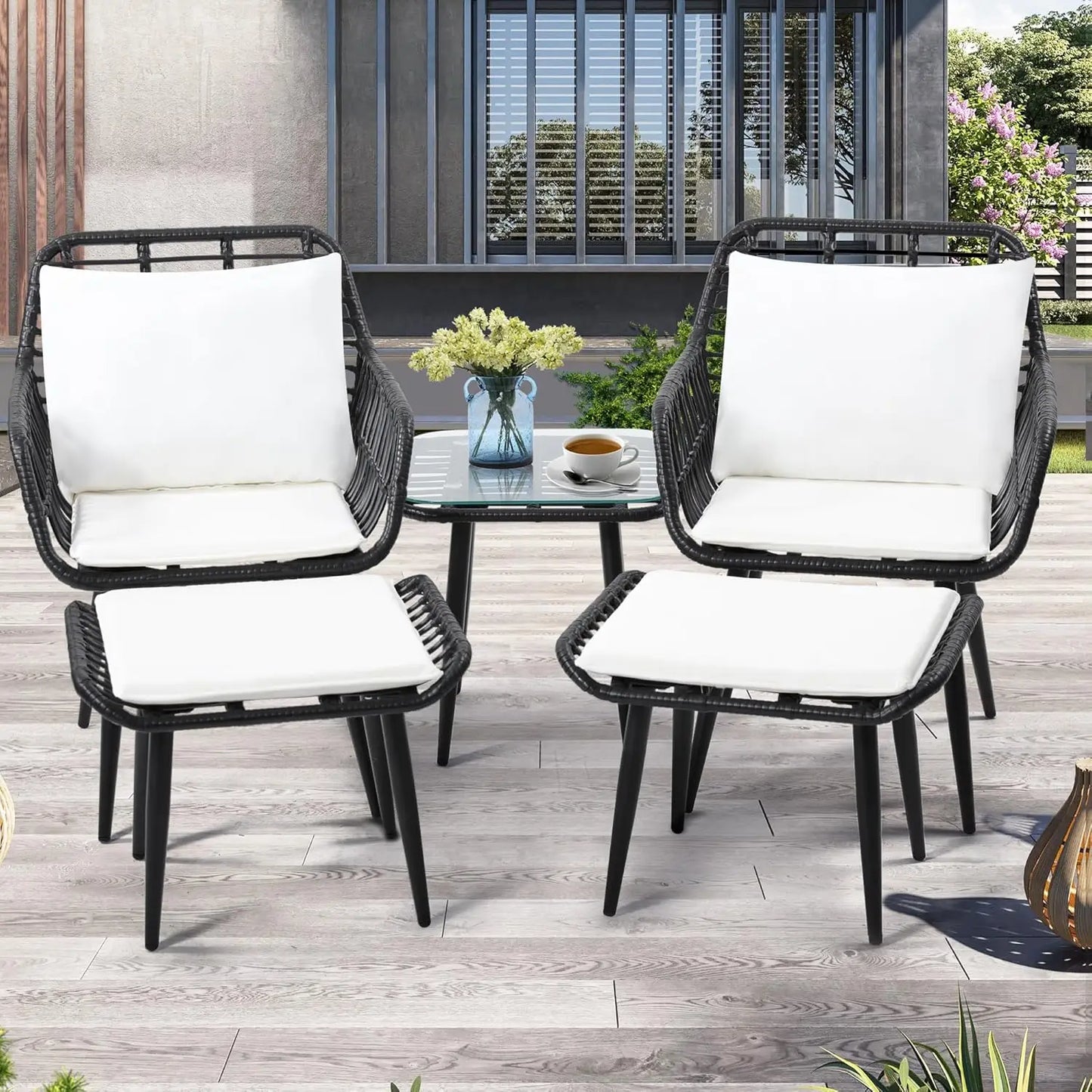 3 Piece seat cushion,all-weather durable garden chair