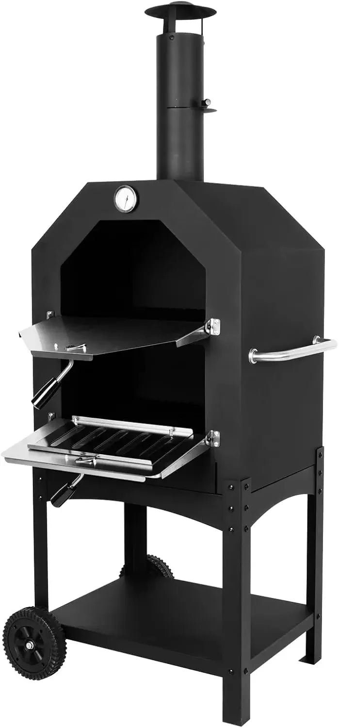 Outdoor Pizza Oven with Wheels
