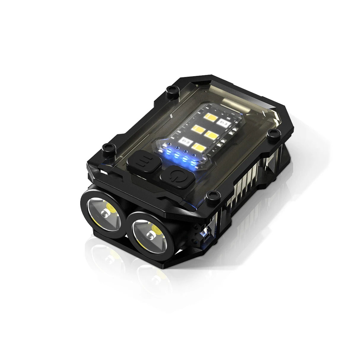 Mini LED Flashlight SQ10 Rechargeable Keychain Torch Light with Clip Headlight for Outdoor Camping Hiking Emergency
