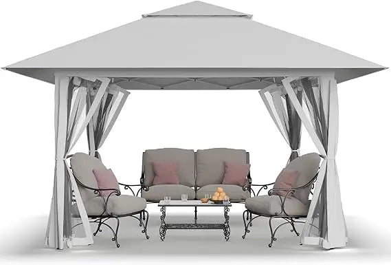 Canopy Tent, Outdoor Gazebo for Backyard & Patio Furniture -