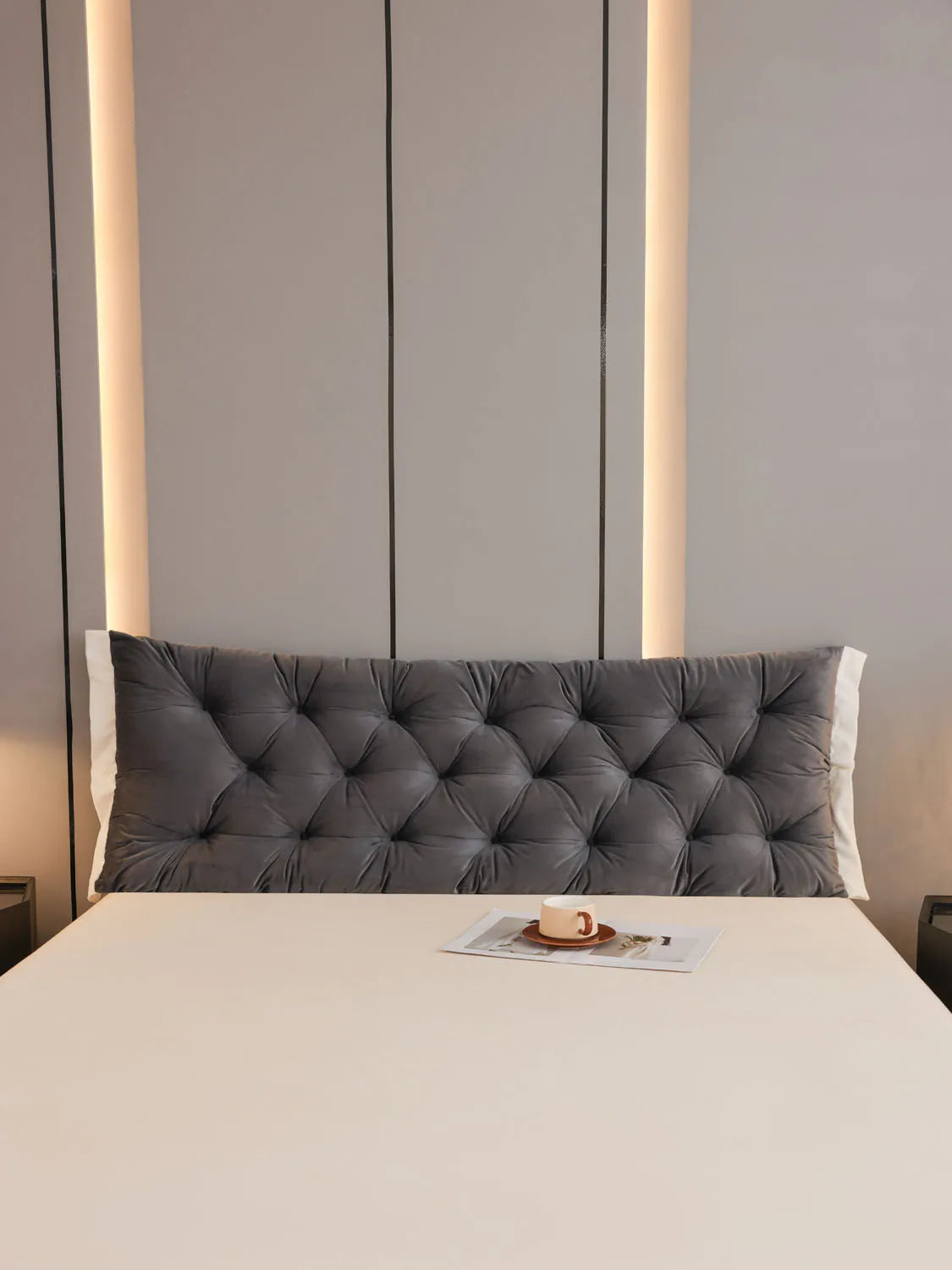 Large Bolster Triangular Headboard Wedge Backrest Positioning Support Bed Rest Reading Pillows Headboard Wedge Pillows