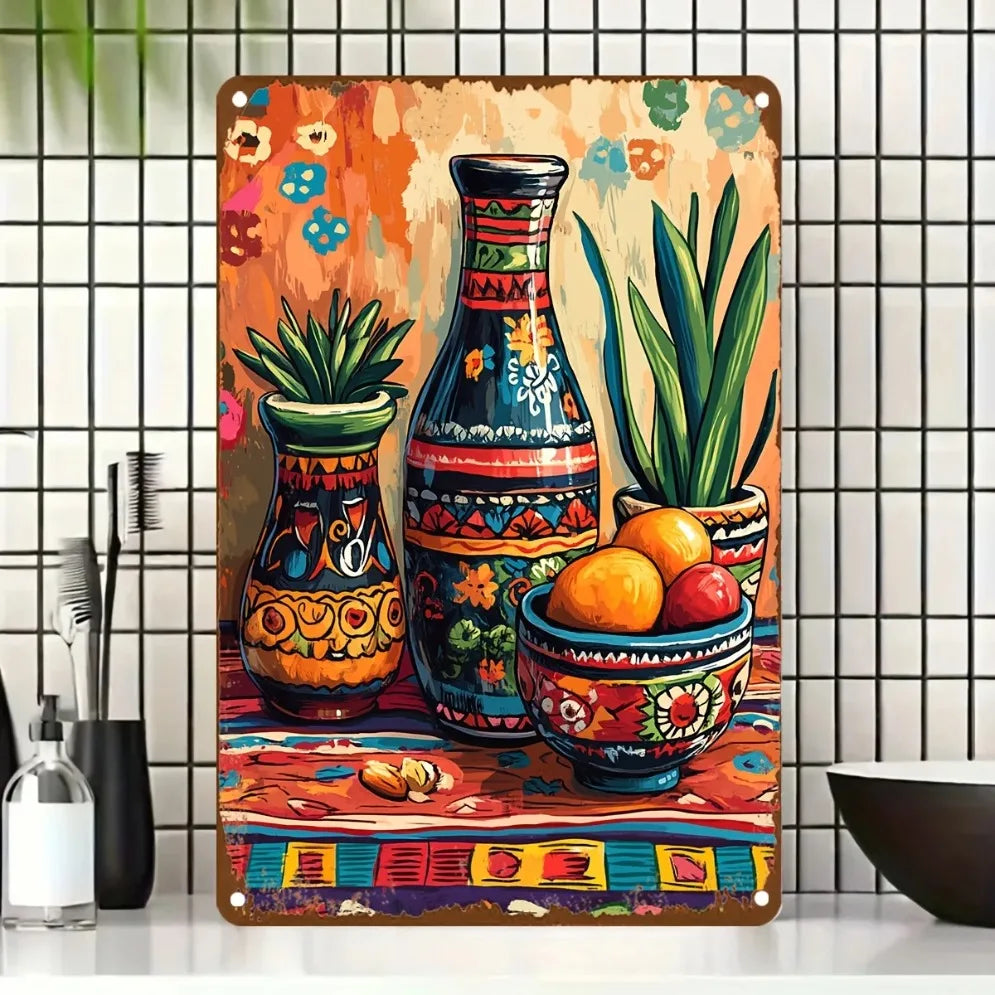 Vibrant Cinco de Mayo Sugar Skull Wall Art–Festive |Traditional Mexican Art with Vivid Color Finish for Homes