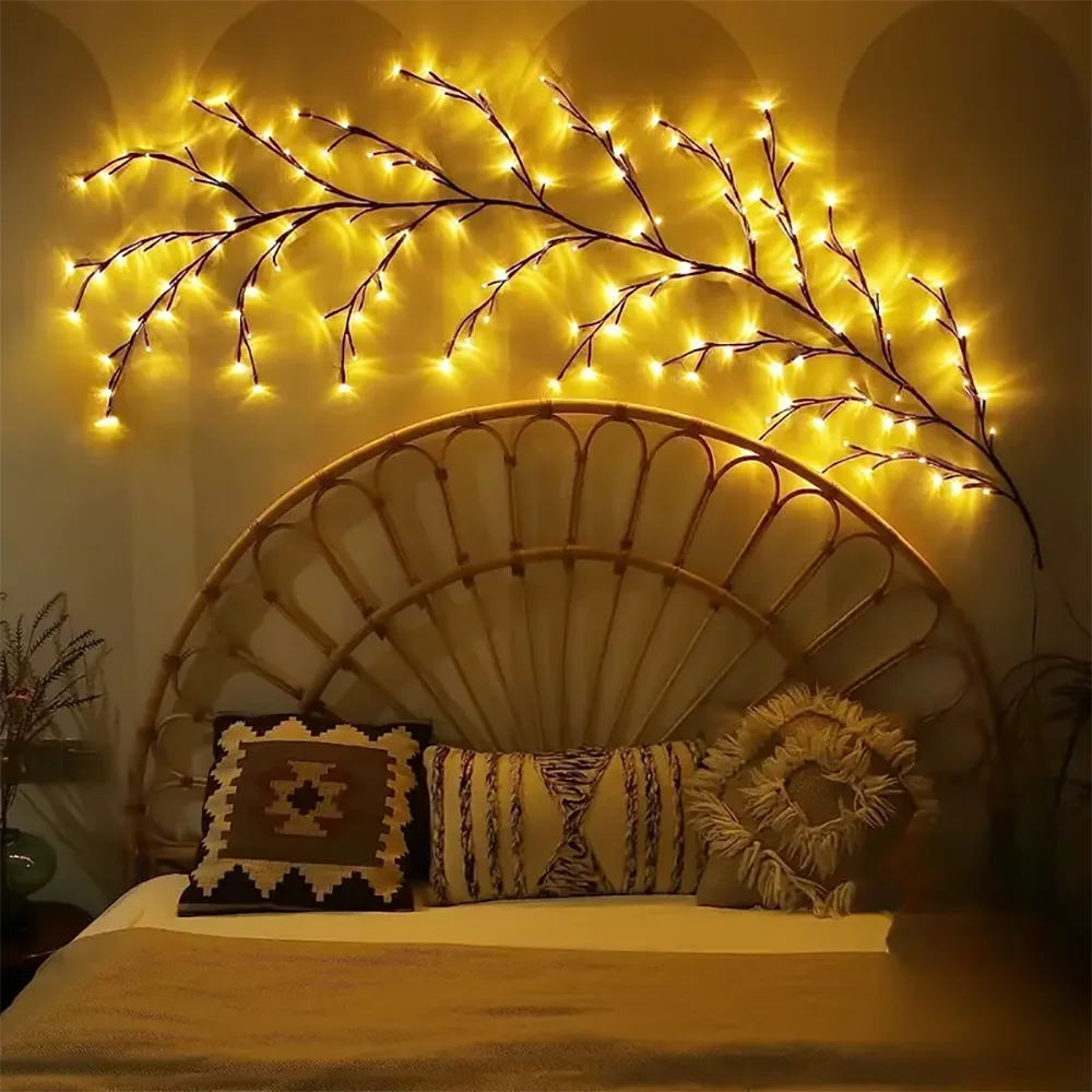 Outdoor Light String Solar Tree and Vine Lamp Waterproof Garland
