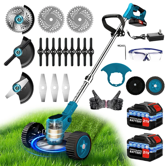 gardening tools cordless lawn mowers riding weed trimmer weed eater, suitable for courtyards and gardens