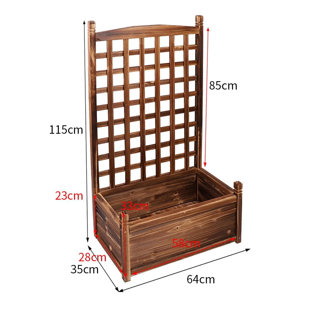 Large Free Standing Wood Trellis