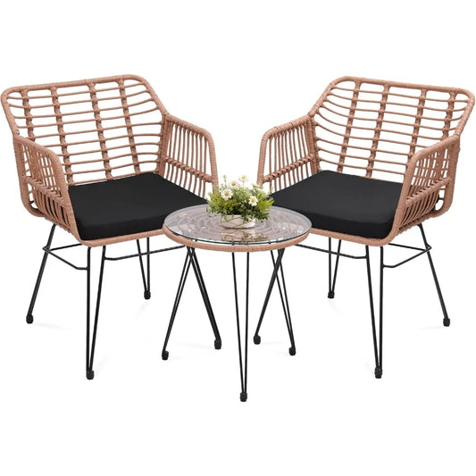 3 Piece  seat cushion,all-weather durable garden chair