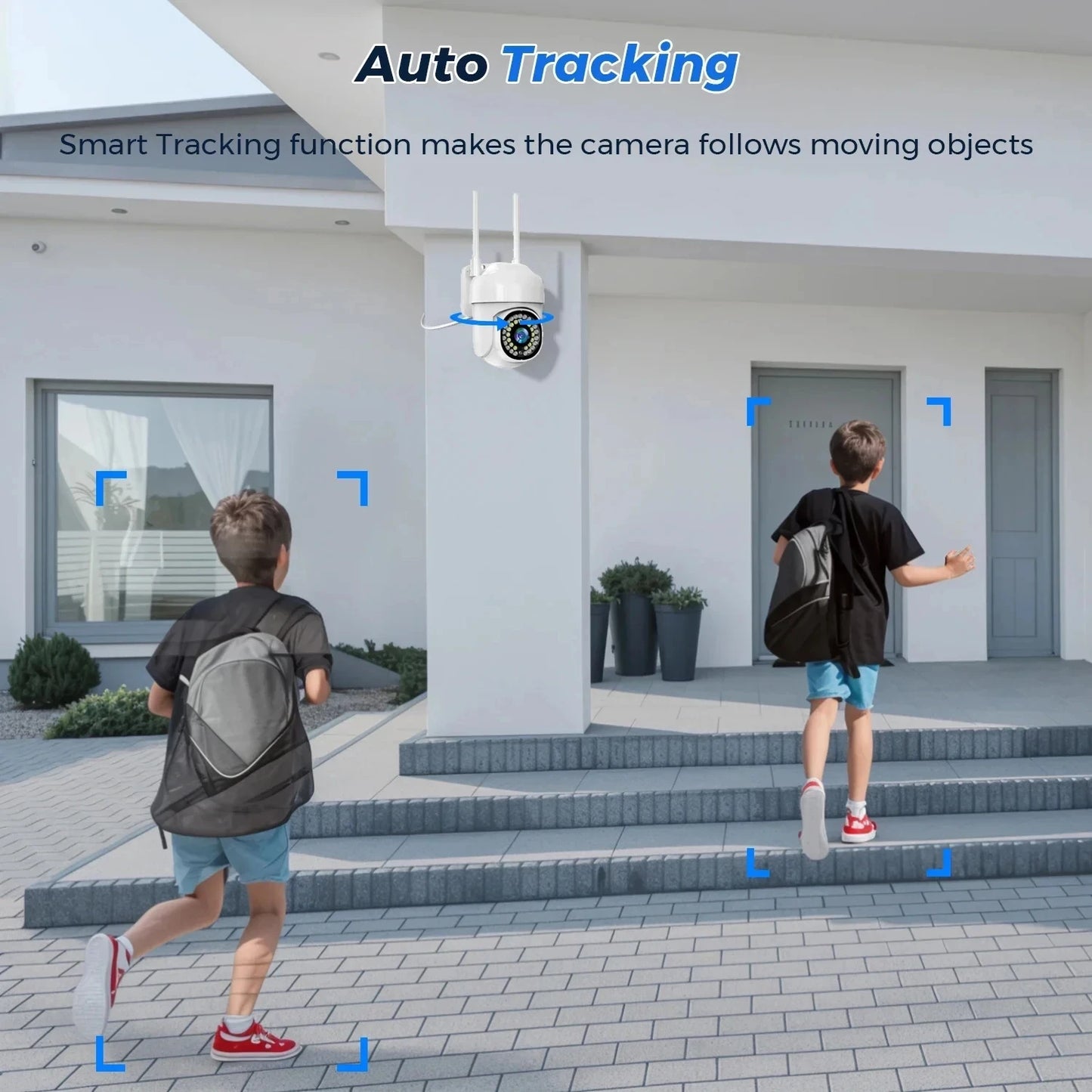 Wifi 3MP 5MP WiFi PTZ Camera Outdoor Security Camera  Auto Tracking