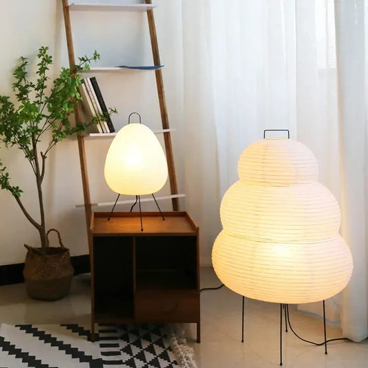 Japanese Noguchi Rice Paper Suitable for Bedroom Atmosphere Lamp Living Room Decoration Lighting