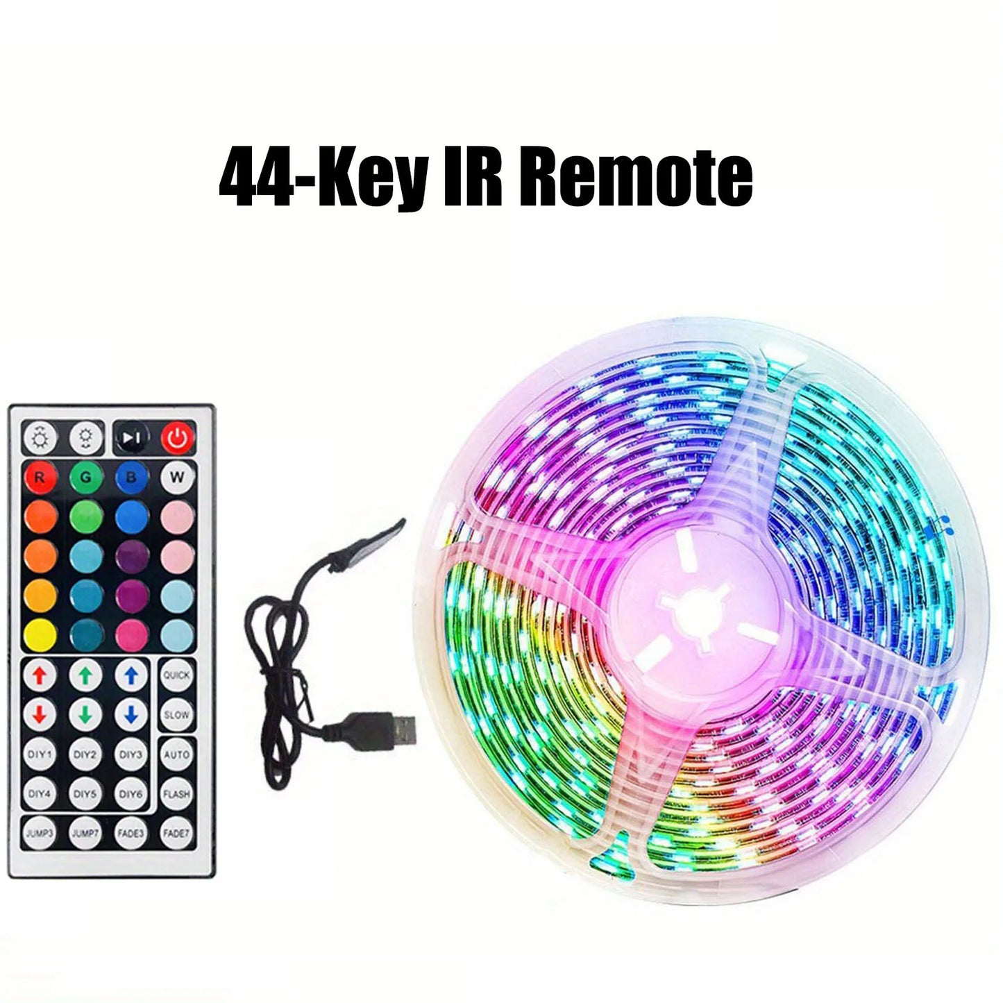 3.28FT-98FT Led Strip Lights  Infrared 44 Key Controller