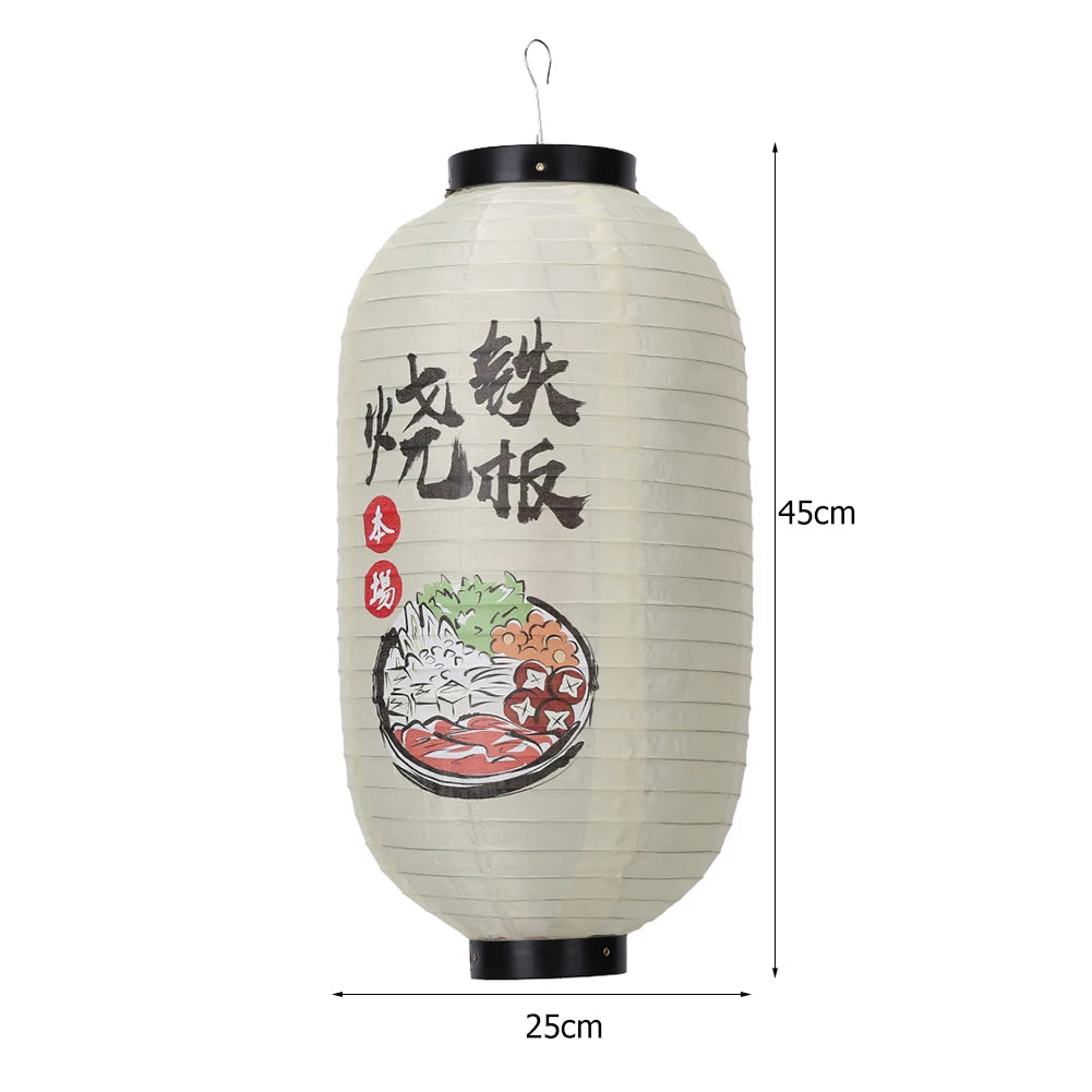 10 Inch Traditional Hanging Waterproof Asian Paper Lanterns