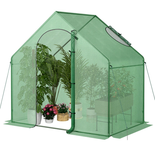 6 x 3 x 5.5FT  w/PE Cover PE-Coated Metal Frame