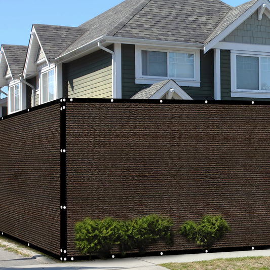 4' x 50' fenced privacy screen, Outdoor Backyard sunshade windscreen, Privacy fence screen, outdoor windscreen covered privacy