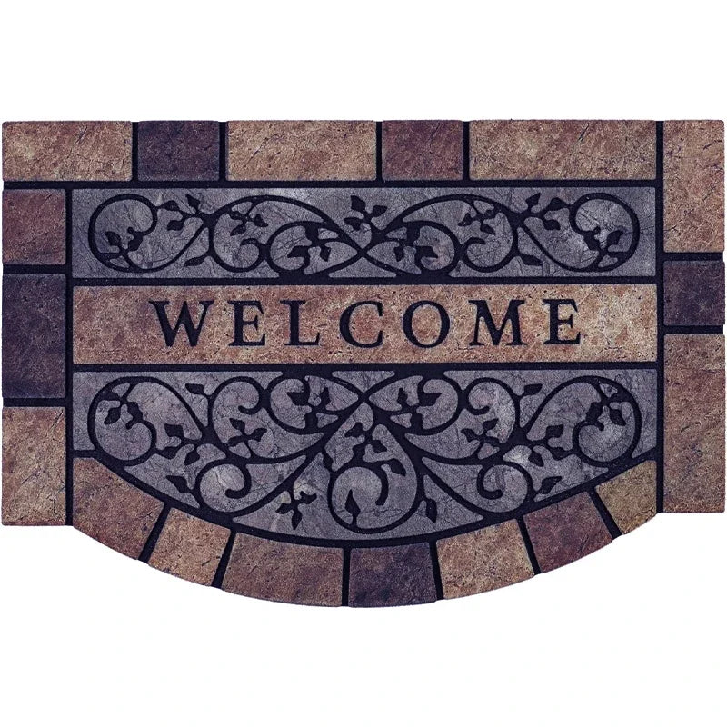 Welcome Mat European Carpet Home Garden Courtyard Decoration Doormat Dust-proof Rugs Outside