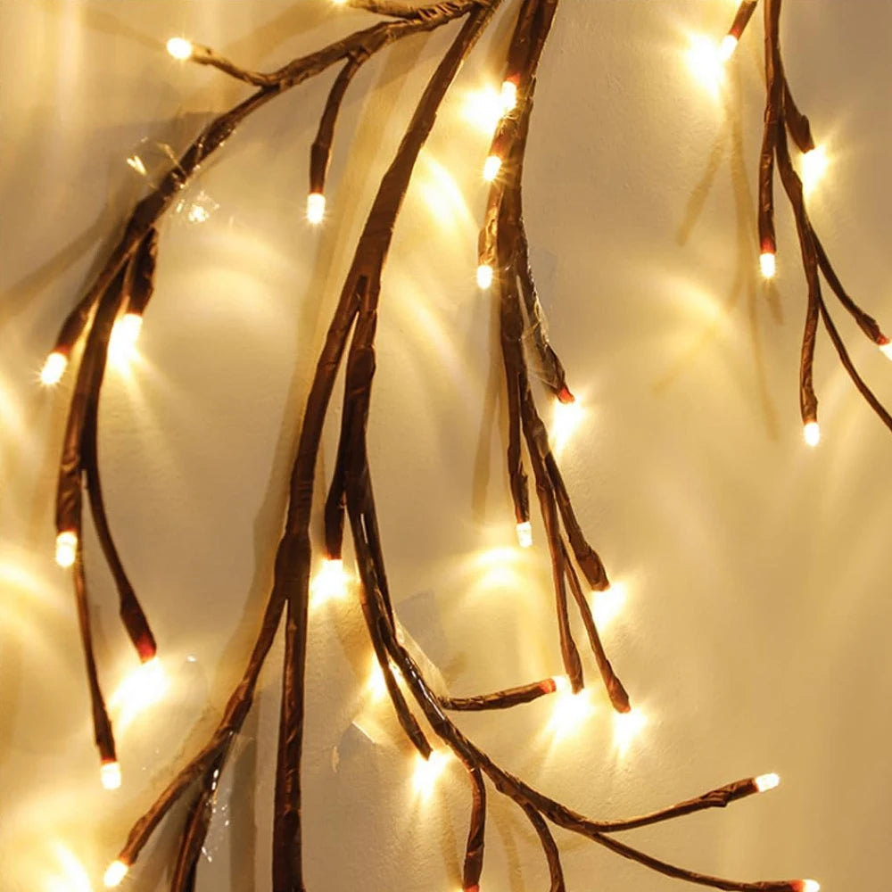 Outdoor Light String Solar Tree and Vine Lamp Waterproof Garland