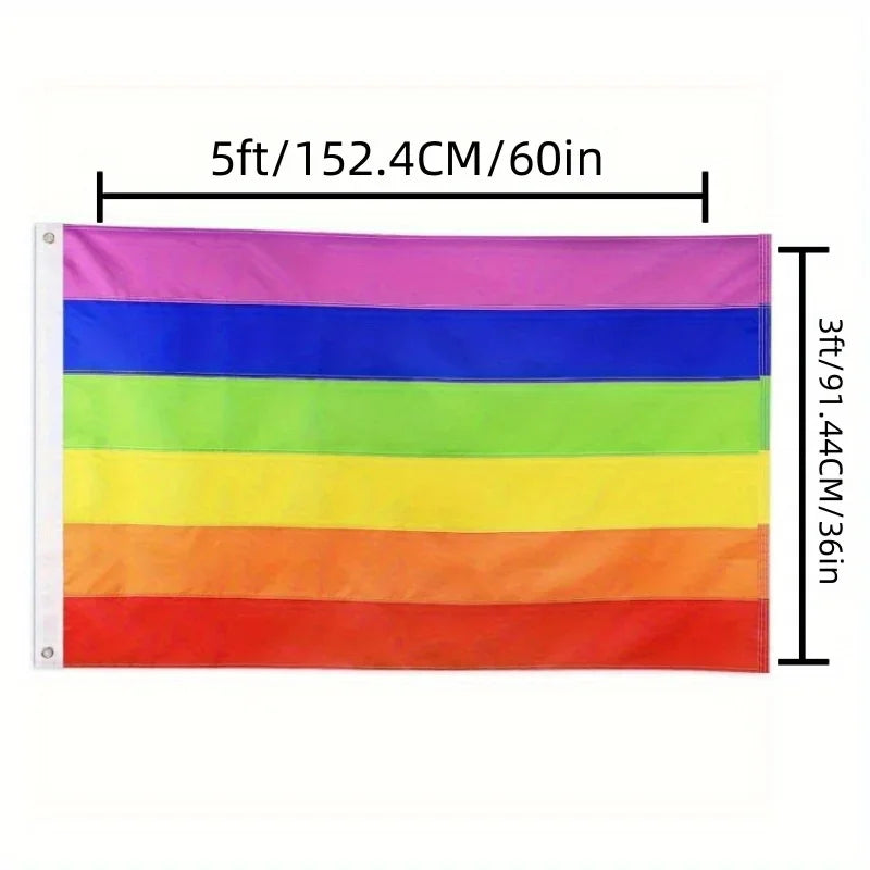 10 3x5 foot Rainbow flags -