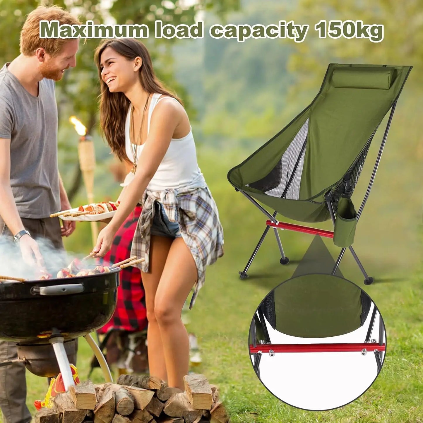 Outdoor Camping Ultralight Folding  Chair