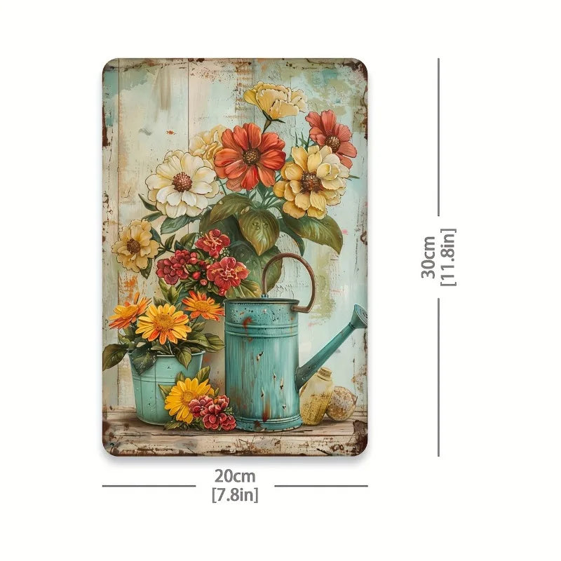 Painting 8X12Inches Art Wall Decoration Suitable for Indoor and Outdoor Use Iron Material