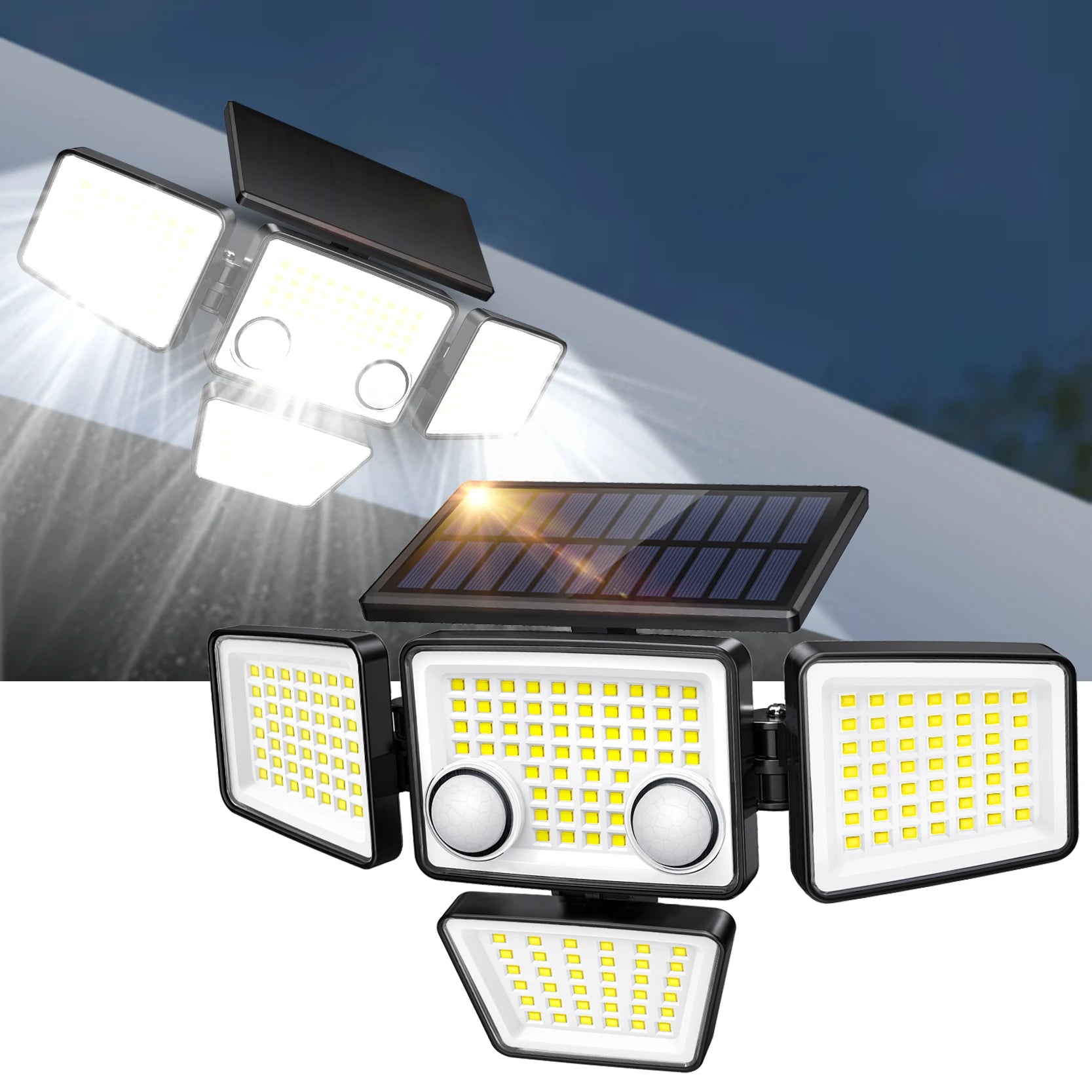 3000LM 188 LED Motion Solar Sensor Lights – backwoodsbazaar
