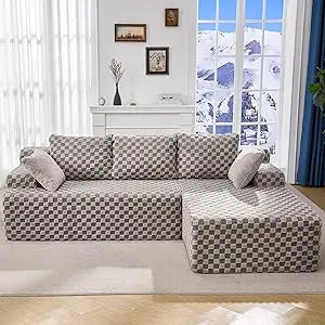 Modular  3 Seat Modular Sofa Memory Foam Sectional Couches for Living Room,
