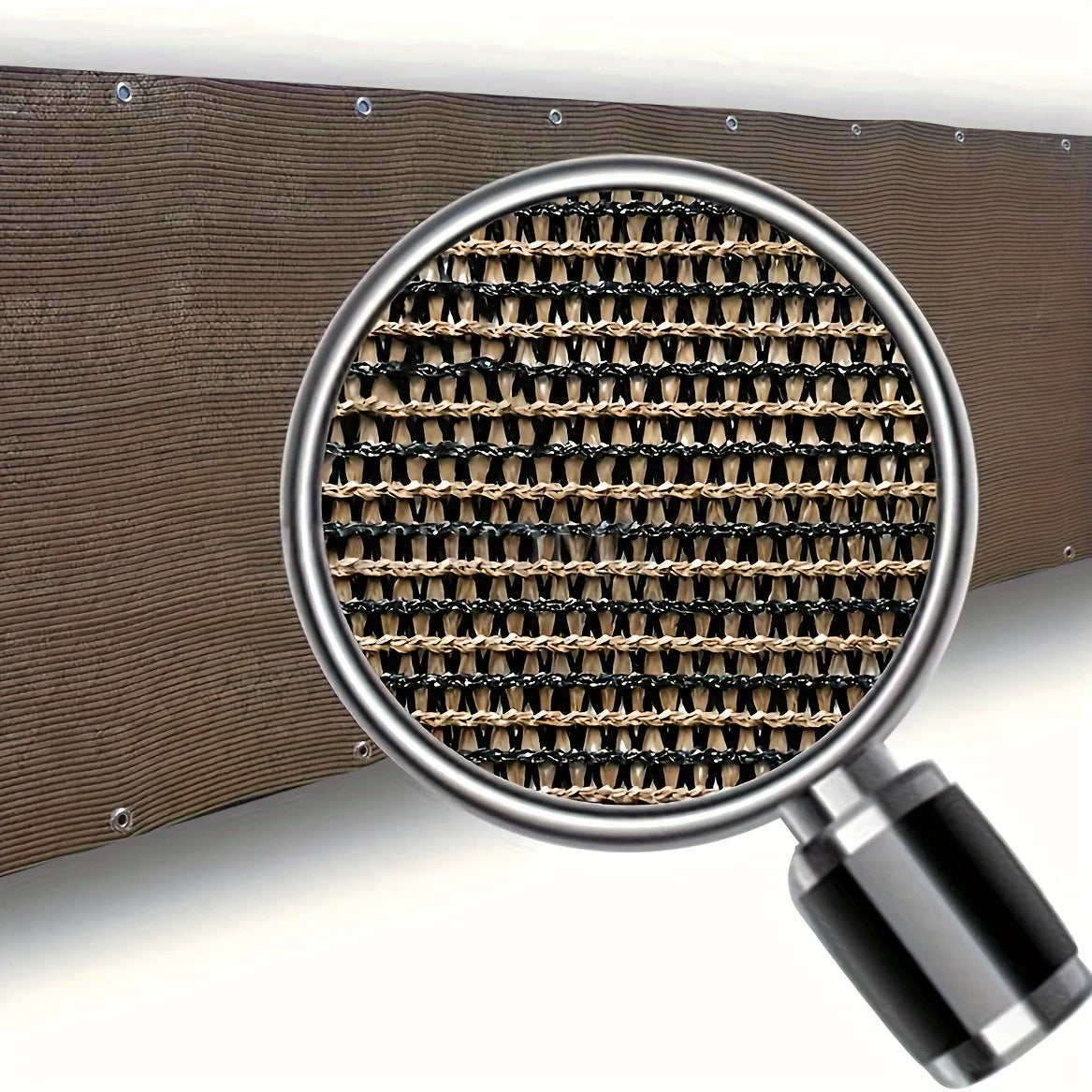 4' x 50' fenced privacy screen, Outdoor Backyard sunshade windscreen, Privacy fence screen, outdoor windscreen covered privacy