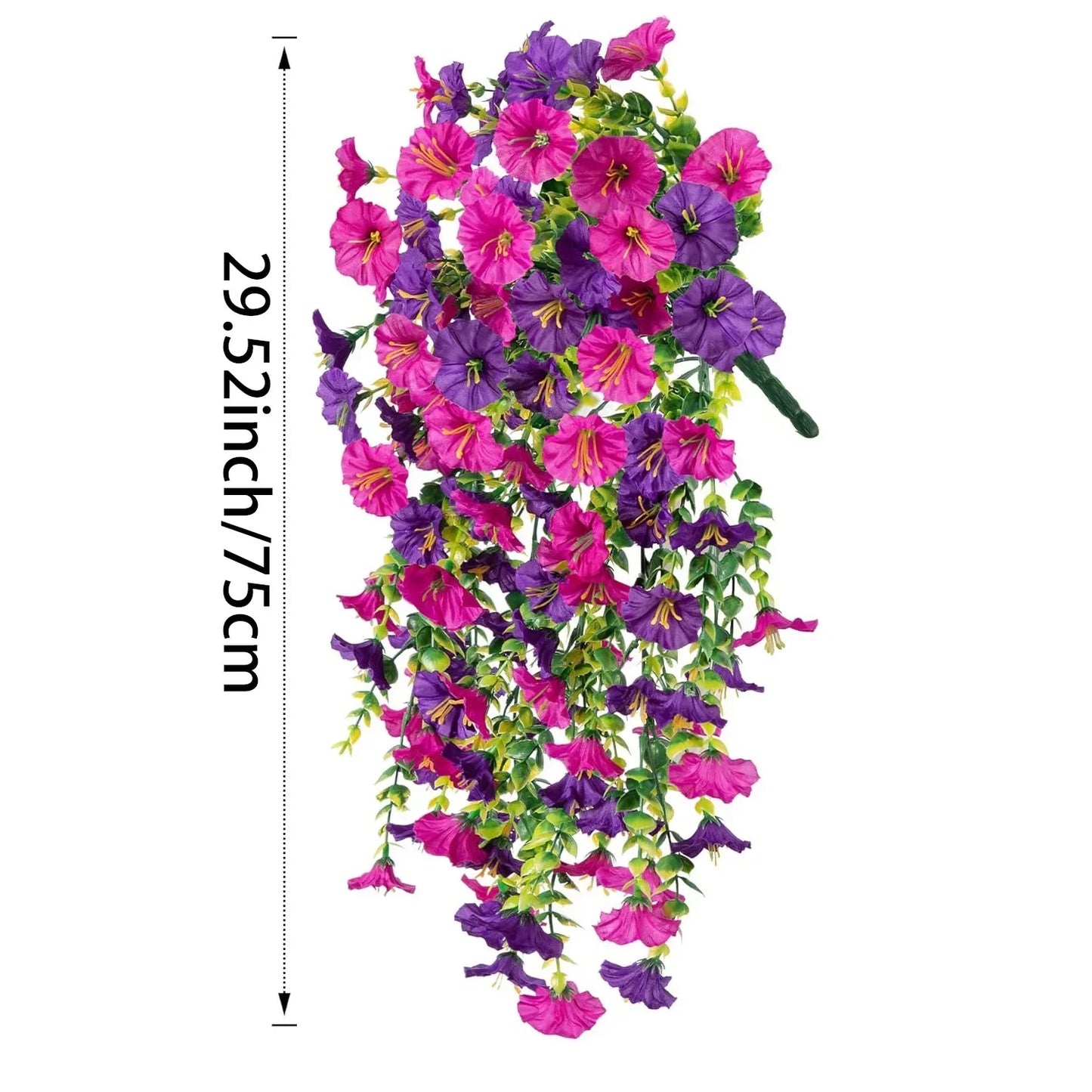 New Artificial Hanging Flowers and Plant Decoration 2025 UV-resistant and Realistic Room Decor