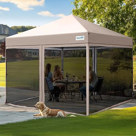 Tent with Mosquito Netting, Portable Easy up Outdoor Screen House Shelter