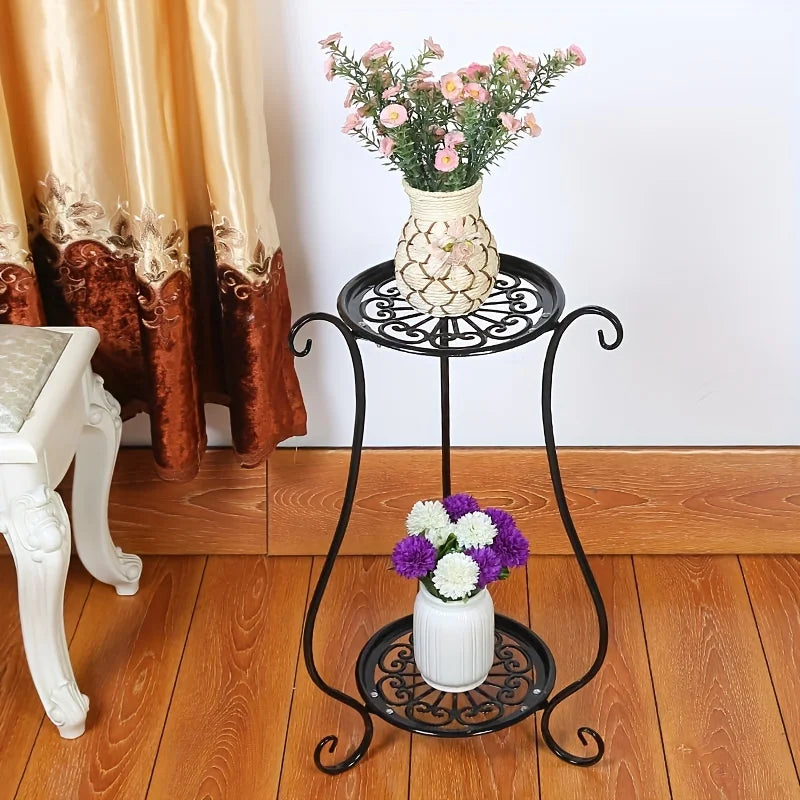 1pc Rack Indoor And Outdoor Flower Rack