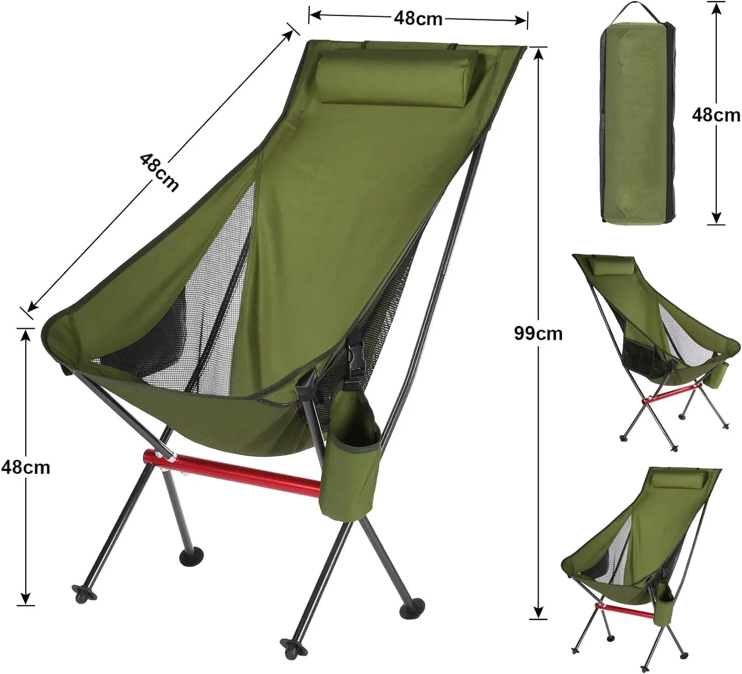 Outdoor Camping Ultralight Folding  Chair